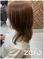 ヘアメイクゼロ 坂戸駅前店(hairmake zero)&nbsp;アッシュベージュカラー　インナー