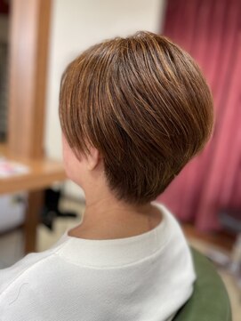 ソーライフ(so-Life) ショート×白髪ぼかし◇イエローベージュ