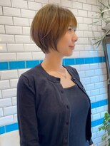 シー バイ ロンド 新宿(Sea by Lond)&nbsp;アースカラー/ショートボブ/艶感ヘア