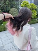 裾カラー/ピンクカラー/デザインカラー