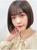 切りっぱなしボブ×美髪メルティカラー[横浜駅]