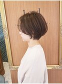 浦和ショートヘアショートカット白髪ぼかし白髪染めボブ40代50代