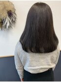 ブルベ冬＊暗髪＊アッシュブラック