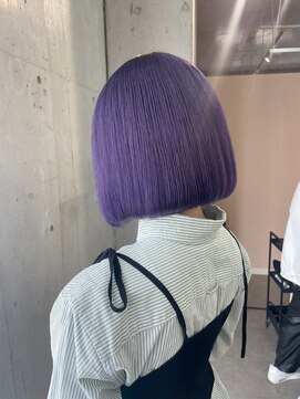 ラニヘアサロン(lani hair salon) バイオレットカラー/パープルカラー/ハイトーン/ケアブリーチ