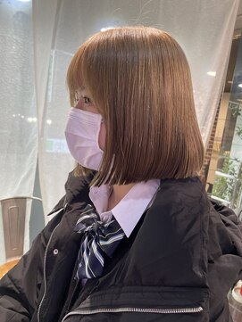 ヘアーアンドメイク ビス(HAIR&MAKE bis) ブリーチ一回でてきる!柔らかベージュ【立川/加藤沙久楽】