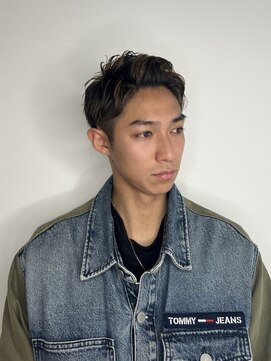 エニー 栄(Any) men's hair☆長さを残したツーブロスタイル