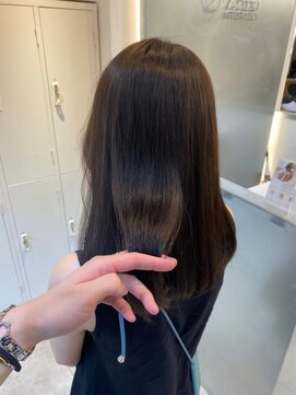 ジーナ 船橋(Zina) 髪質改善＊ロングレイヤーグレーベージュ＊美髪【Zina船橋】