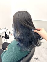 ゴウトゥデイシェアサロン 町田店(GO TODAY SHAiRE SALON)&nbsp;ネイビーブルー×ブルーブラック【町田】