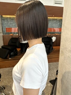 ベンティ(venti) 【VENTI 子安】ぷつっとミニボブ×縮毛矯正