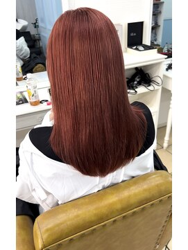 シャルティア(SHALLTIA) 暖色オレンジ【山口市美容室】【山口市ハイトーンカラー】