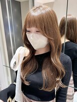 レーヴバイロンド 仙台(Reve by Lond)&nbsp;レイヤーカット顔周りくびれヘアフェミニンロング似合わせカット