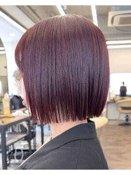 サンド クリア 横浜本店(sand clear) 抜け感×暖色！大人かわいいボブ