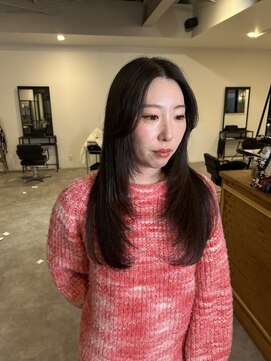 ナンバー(number+) 10代20代韓国風ヘア韓国ザクザクレイヤーカット