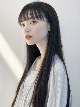 ザメゾン(THEMAISON)の写真/本質的なお悩み解決に導く！髪質を見極めて、あなたに合わせた薬剤選定で理想のストレートヘアに♪