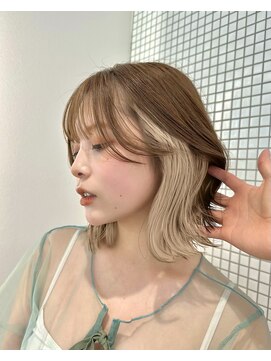 ジョエミバイアンアミ(joemi by Un ami) インナーカラー/くびれボブ