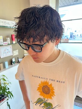 フレイズ(Frays) メンズスパイラルパーマ　マッシュスタイル