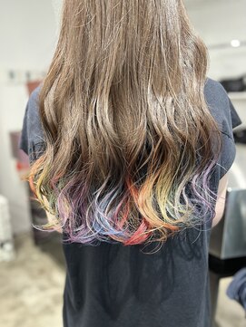 ディーカヘアーセンダイ(Di KA HAIR sendai) エンドカラー/レインボーカラー