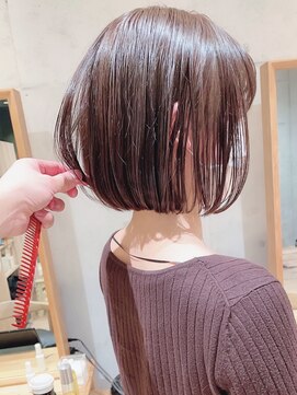 セイドット オモテサンドウ(Say. omotesando) Say.丸みショートボブミニボブ韓国ボブミルクティーピンク表参道