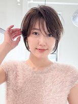 ロンドエニカ 大宮(Lond enika)&nbsp;グランマッシュ/細めハイライト/ショート/白髪ぼかし/前髪☆39