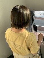 ヘアワークオーパス 吉祥寺(HAIR WORK OPUS) ミニボブ×カーキカラー