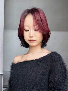 アルバム 渋谷パルコ(ALBUM) 顔周りレイヤーブリーチ小顔くびれミディミディアム_F31104