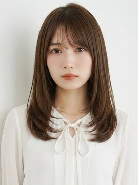 ケーツー エソラ池袋店(K-two) レイヤーカット*ミディアムロング*顔周り*髪質改善*白髪染め