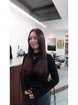 エヴリィ(every) ダブルカラー/髪質改善/20代30代/ボルドー