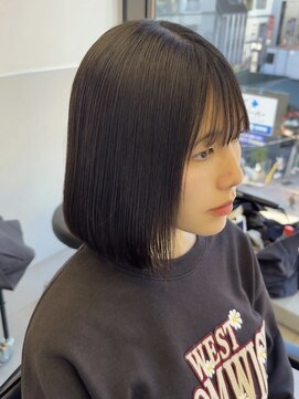ゴウトゥデイシェアサロン 町田店(GO TODAY SHAiRE SALON) シルキーストレート×ボブ