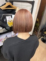 トリコ(ToricO)&nbsp;ダブルカラー　ピンクベージュ　ブリーチカラー　くすみ