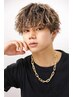 《夏限定◎学割U24》メンズカット＋パーマ＋メッシュブリーチ25000→24000