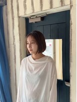ニーゼロゼロナナ(2007)&nbsp;【王道愛され】切りっぱなしボブ×艶カラー
