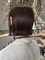 ログ(log)&nbsp;ニュアンスパーマ　髪質改善カラー　顔まわり　レイヤー　艶髪