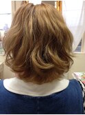 外国人風抜け感鎖骨ミディ