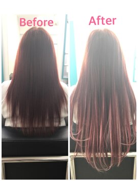 マーメイドヘアー(mermaid hair) 3Dカラーエクステでバレイヤージュ風♪