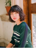 グラデゆるふわボブ