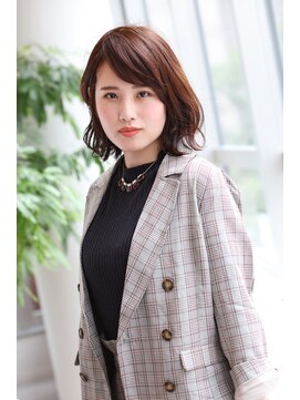 ディーヘア(d'hair) 大人無造作外ハネボブ