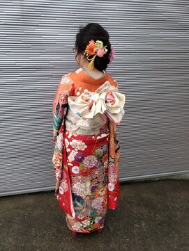 アムズヘアーファム 振袖着付