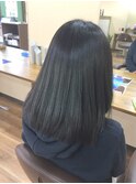 黒髪セミロング×ストレート♪