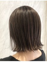 リー 京橋(Lee) 外ハネボブ×ココアブラウン