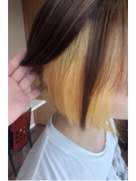アリエス美容室南富山店 ボブスタイル×インナーカラー
