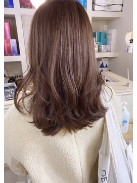 マリアバイアフロート(Maria by AFLOAT) ココアラテカラー×柔らかゆるふわ巻き