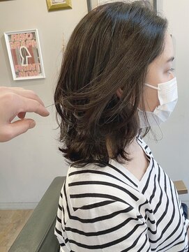 ロータス ヘアデザイン(LOTUS hair design.) ミディアムレイヤー×guest style