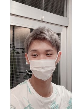 ユアースペースサロンシー(Your space salon.C) 外国人風カラー＿すっきりカジュアルアシメアップバング＿小顔