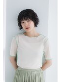 スタイリングが楽になるナチュラルショート
