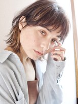 チュールバイグラッド(ture by glad)&nbsp;大人可愛い20代30代40代インナーカラー小顔ウルフレイヤーボブ