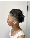【夏髪スタイル！】オールバックウェーブパーマ！