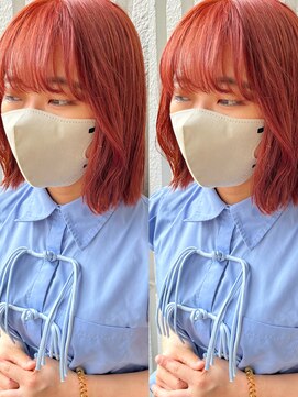 ネオリーブカップ 町田店(Neolive capu) ダブルカラー * オレンジレッド【町田/韓国風スタイル】