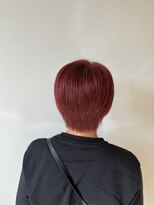 トラッド(TRAD) ショートスタイル×カシスレッドカラー