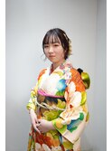 【成人式】へアアレンジ&メイク&着付け