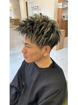 ブランチオム 宇佐店(branch homme)&nbsp;ハイライト束感ショート